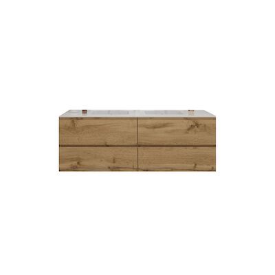 Badkamermeubelset Gliss Zeus 160 cm Natuur Eiken