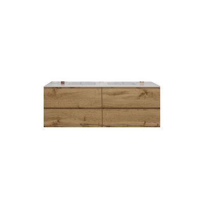 Badkamermeubelset Gliss Zeus 180 cm Natuur Eiken
