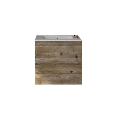 Badkamermeubelset Gliss Zeus 60 cm Donker Grenen