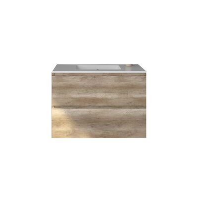 Badkamermeubelset Gliss Zeus 80 cm Oud Grijs Eiken