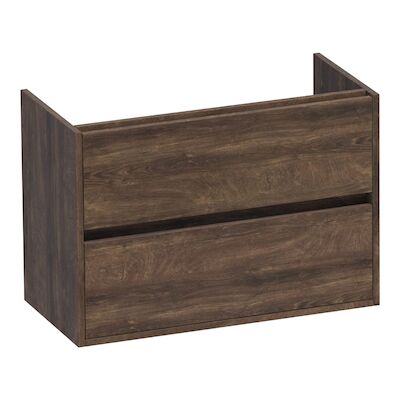 Badkamermeubelset NEXXT Small 80cm Burned Bark
