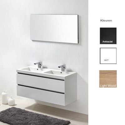 Badkamermeubelset Sanilux Trendline 120x47x50 cm Wit
