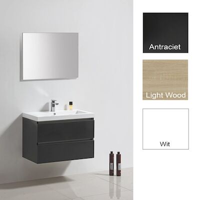 Badkamermeubelset Sanilux Trendline 60x47x50 cm (in drie kleuren leverbaar)
