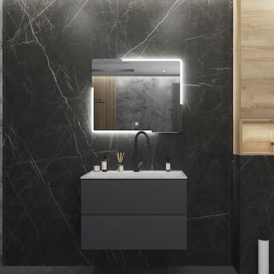 Badkamerspiegel BWS Liteem 60×70 cm Met LED