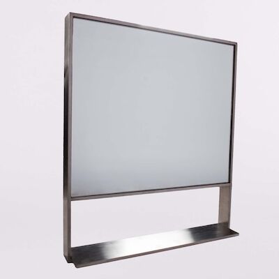 Badkamerspiegel Casajoy 60x70cm RVS Frame en Planchet