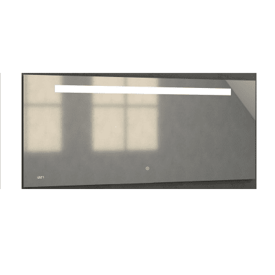 Badkamerspiegel met LED Verlichting Sanitop Clock 160×70 cm met Digitale Klok en Sensor