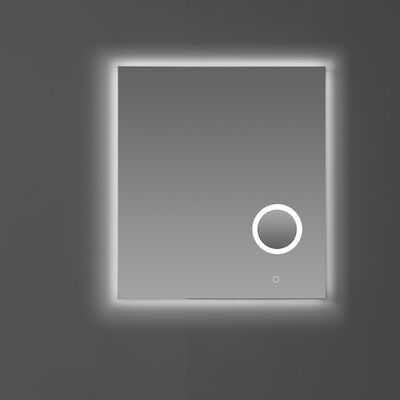 Badkamerspiegel Sanilux met Dimbare LED-Verlichting en Make-Up Spiegel 120x70x2,5 cm