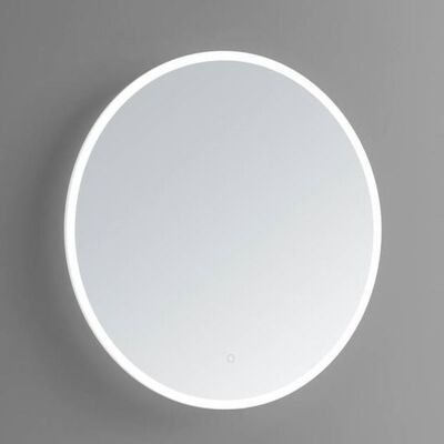 Badkamerspiegel Sanilux Rond Met Spiegelverwarming LED Verlichting Dimbaar 80×3 cm