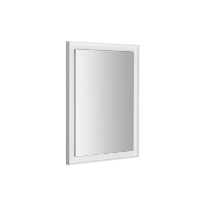Badkamerspiegel Sapho Flut 60×80 cm LED-Verlichting Omlijsting Wit