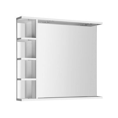 Badkamerspiegel Sapho Korin 80x70x12 cm Incl. LED Verlichting en Planken