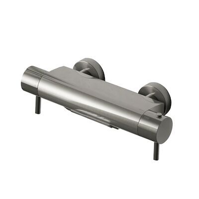 Badkraan Hotbath Cobber Thermostaat Waterval Uitloop Geborsteld Nikkel