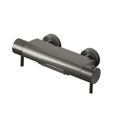 Badkraan Hotbath Cobber Thermostaat Waterval Uitloop Verouderd IJzer
