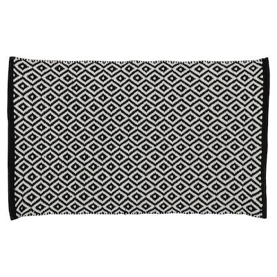 Badmat Differnz Wales 50×80 cm Katoen Zwart