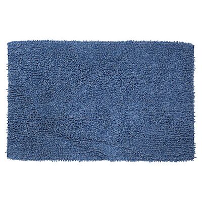 Badmat Misto Chenille Katoen 90×60 cm Blauw