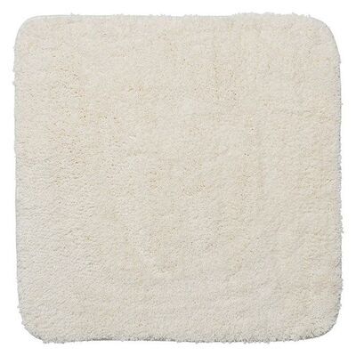 Badmat Sealskin Angora 60×60 cm Polyester Off-white