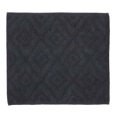 Badmat Sealskin Aztec 60×60 cm Katoen Donkergrijs