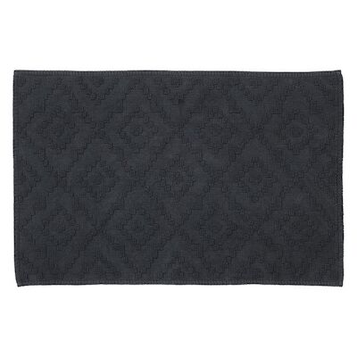 Badmat Sealskin Aztec 60×90 cm Katoen Donkergrijs