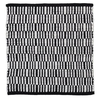 Badmat Sealskin Bandra 60×60 cm Katoen Zwart