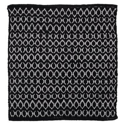 Badmat Sealskin Boho 60×60 cm Polyester / Katoen Zwart