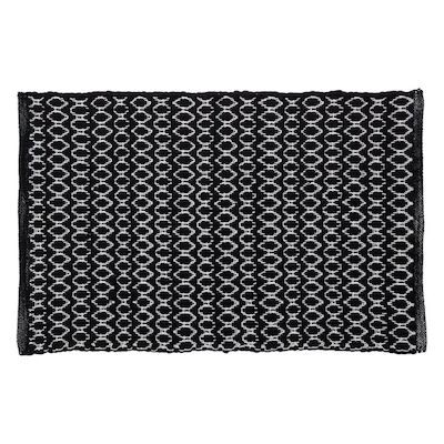 Badmat Sealskin Boho 60×90 cm Polyester / Katoen Zwart