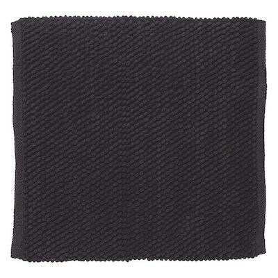 Badmat Sealskin Delhi 60×60 cm Katoen Donkergrijs