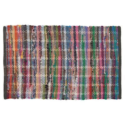 Badmat Sealskin Madras 100% katoen 90×60 cm Multi