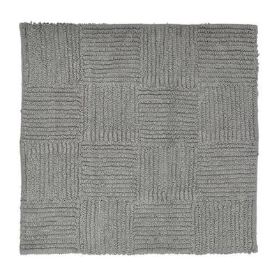 Badmat Sealskin Reverse 60×60 cm Katoen Grijs