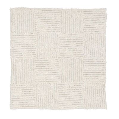 Badmat Sealskin Reverse 60×60 cm Katoen Ivoor