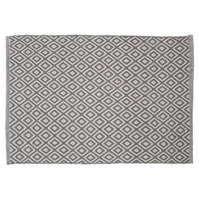 Badmat Sealskin Trellis 60×90 cm Katoen Grijs