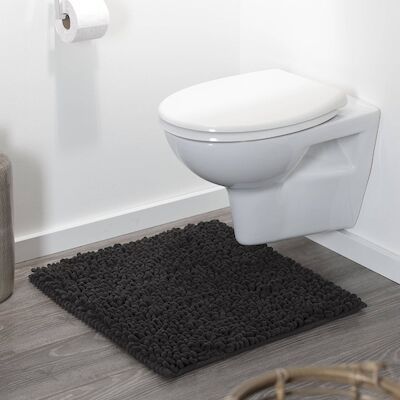 Badmat Sealskin Twist 60×60 cm Microfibre Antraciet