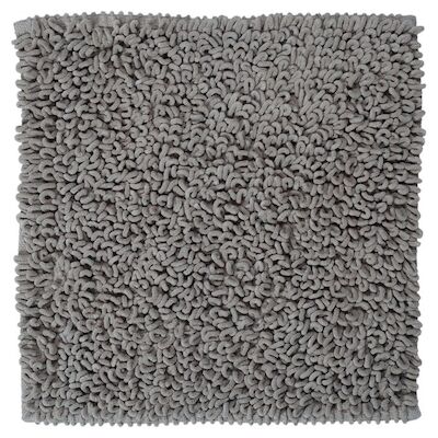 Badmat Sealskin Twist 60×60 cm Microfibre Grijs