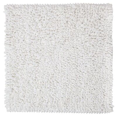 Badmat Sealskin Twist 60×60 cm Microfibre Wit