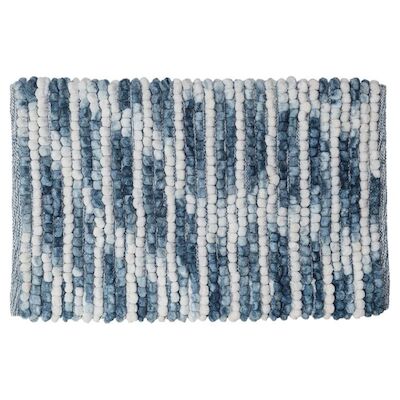 Badmat Sealskin Vintage 50×80 cm Polyester Blauw