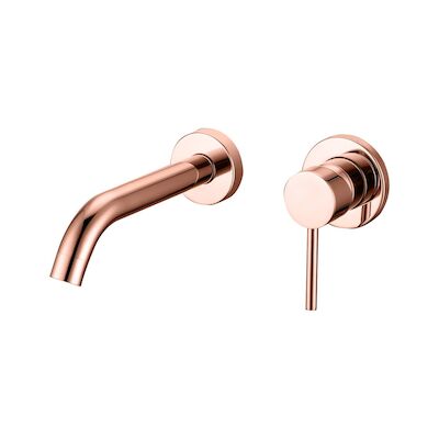 Badmengkraan Inbouw Best Design Lyon Mat Rose Goud (incl. inbouwdeel)