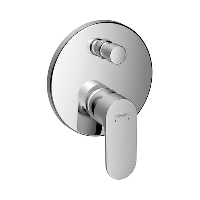Badmengkraan Inbouw HansGrohe Rebris S Eengreeps Met Zekerheidscombinatie EN1717 Voor iBox Universal Chroom