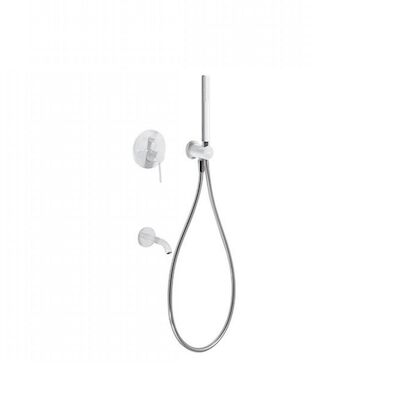 Badmengkraan Inbouw Tres Study Colors met Handdouche Rond Wit