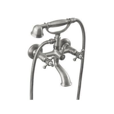 Badmengkraan Sapho Antea met Handdouche 2-knop 11 cm Geborsteld Nikkel