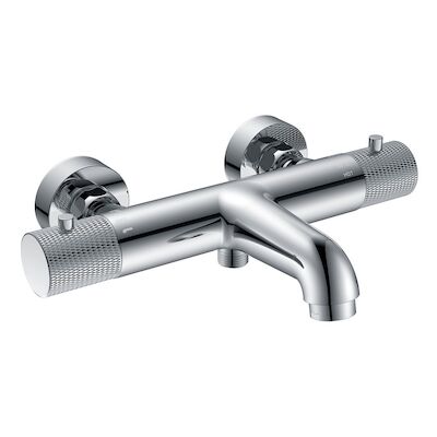 Badmengkraan Thermostatisch BWS Ridged Hartafstand 15 cm Chroom