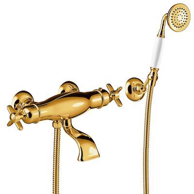 Badmengkraan Tres Clasic Opbouw Incl Handdouche Goud
