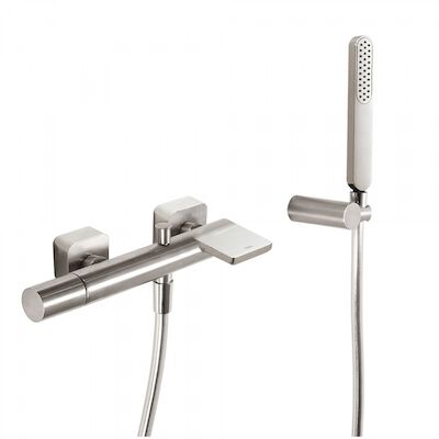 Badmengkraan Tres Loft Colors Waterval met Handdouche 29,2×13,8 cm Rond RVS