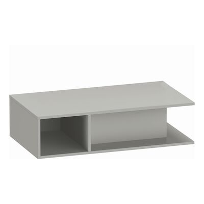 Badmeubel Duravit D-Neo Wand 100x55x26 cm Links Mat Betongrijs