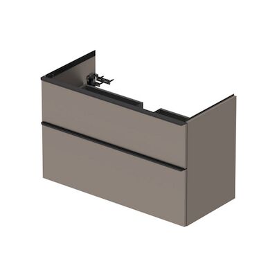 Badmeubel Duravit D-Neo Wand 101×46.2×62.5 cm Mat Basalt