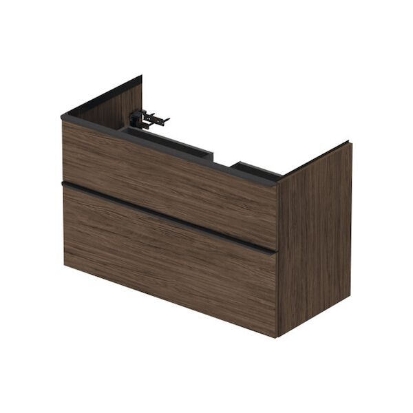 Badmeubel Duravit D-Neo Wand 101×46.2×62.5 cm Mat Noten (Donker)