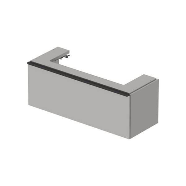 Badmeubel Duravit D-Neo Wand 118.4×44.2×44 cm Mat Betongrijs