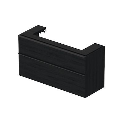 Badmeubel Duravit D-Neo Wand 118.4×44.2×62.5 cm Mat Eiken Zwart