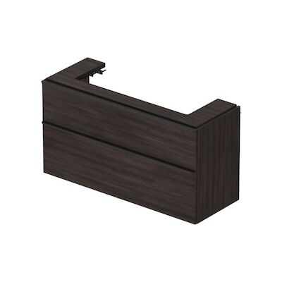 Badmeubel Duravit D-Neo Wand 118.4×44.2×62.5 cm Mat Kastanje (Donker)
