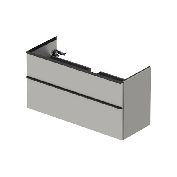 Badmeubel Duravit D-Neo Wand 121×46.2×62.5 cm Mat Betongrijs