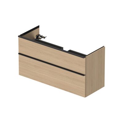 Badmeubel Duravit D-Neo Wand 121×46.2×62.5 cm Mat Natuur Eiken