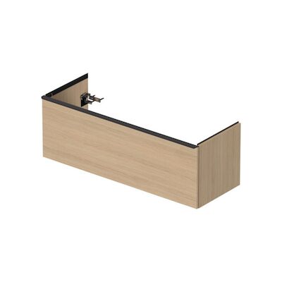 Badmeubel Duravit D-Neo Wand 128×46.2×44 cm Mat Natuur Eiken