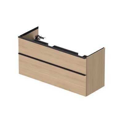 Badmeubel Duravit D-Neo Wand 128×46.2×62.5 cm Mat Natuur Eiken